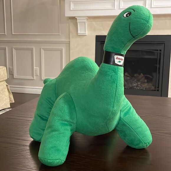 Sinclair Dinosaur Dino Oil Plush Brontosaurus 21” long  14” tall Stuffed Animal - Picture 3 of 7